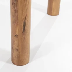 Acacia houten eettafel met afgeronde hoeken><noscript><img width=