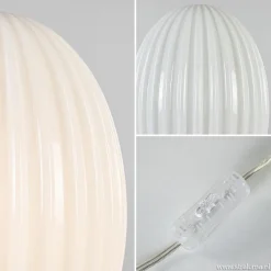 Art Deco tafellamp chroom met opaal glazen kap><noscript><img width=