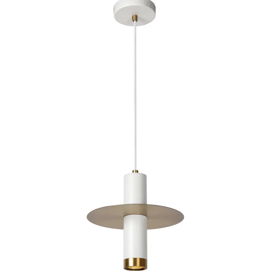 Badkamer hanglamp GU10 spot cilinder wit/brons>Straluma