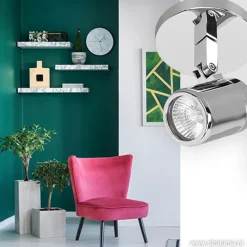 Badkamer spot Rain 1 lichts chroom><noscript><img width=