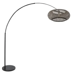 Bamboe kap rond 60x25 cm exclusief booglamp>Straluma Sale