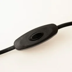 Bamboe tafellamp naturel met zwart><noscript><img width=