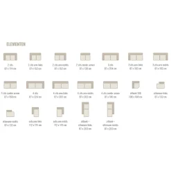 Bank Sef U-opstelling taupe><noscript><img width=