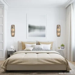 Beach wandlamp goud capiz schelpen><noscript><img width=