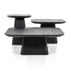 Bijzettafel Aron zwart 60x60 cm><noscript><img width=