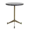 Bijzettafel Lomelo zwart marmer met antiek brons>Straluma Clearance