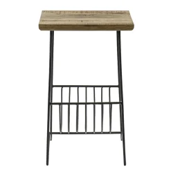 Bijzettafel mango hout met tijdschriftenrek>Straluma Clearance