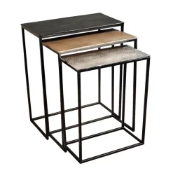 Bijzettafels set van 3>Straluma New