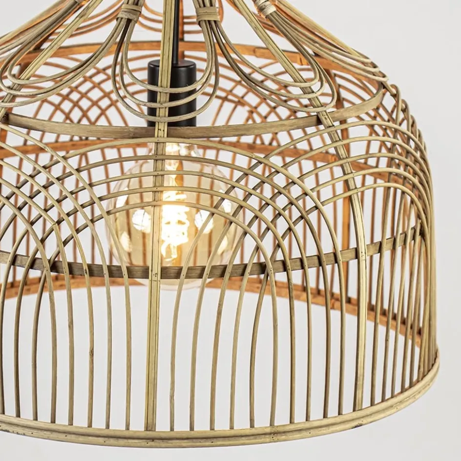 Botanische hanglamp Pocita rotan naturel 48 cm>Straluma
