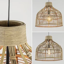 Botanische hanglamp Pocita rotan naturel 48 cm><noscript><img width=