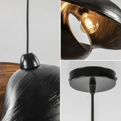 Botanische hanglamp zwart 50 cm><noscript><img width=