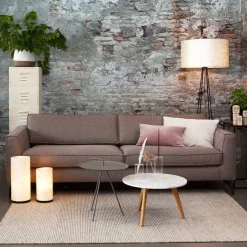 Botanische tafellamp cilinder met capiz schelpen wit><noscript><img width=