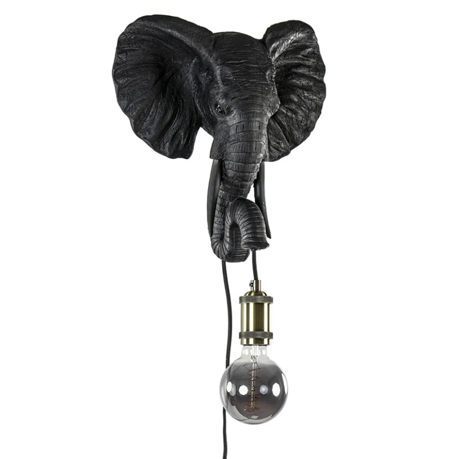 Botanische wandlamp Elephant mat zwart>Straluma Best
