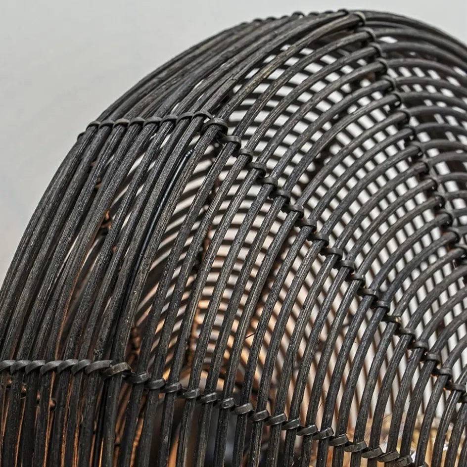 Botanische wandlamp Mataka donker bruin rotan L&L>Straluma Online