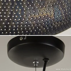 Brons-bruine hanglamp met gaatjes><noscript><img width=