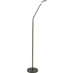 Bronzen leeslamp op accu inclusief dimbaar LED>Straluma Hot