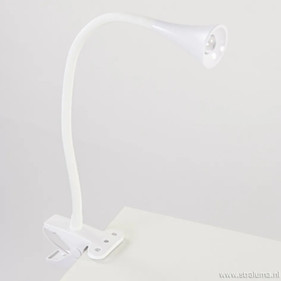 Buigbare klemlamp wit inclusief LED>Straluma Clearance