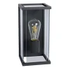 Buitenlamp antraciet/glas met bewegingssensor IP54>Straluma Clearance