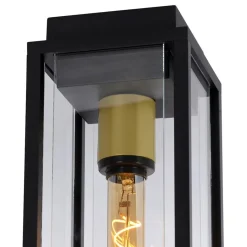 Buitenlamp plafond zwart met goud IP54><noscript><img width=