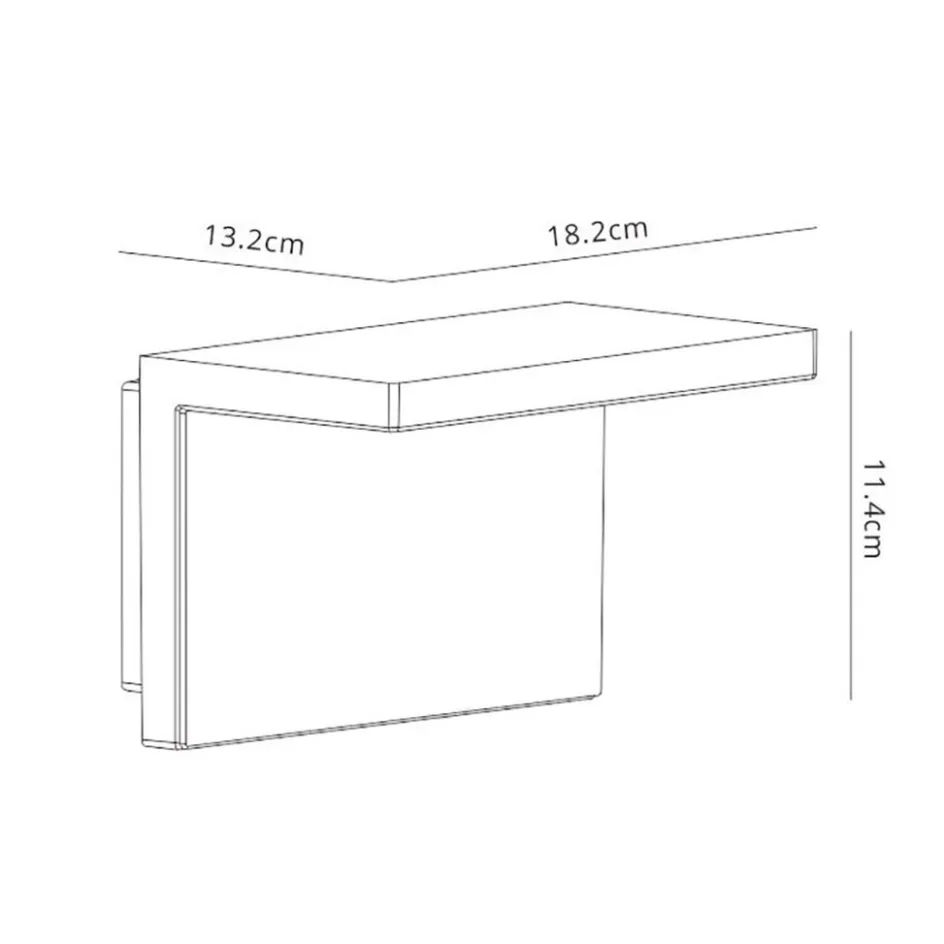 Buitenlamp Ruka antraciet/hout IP65>Straluma Online