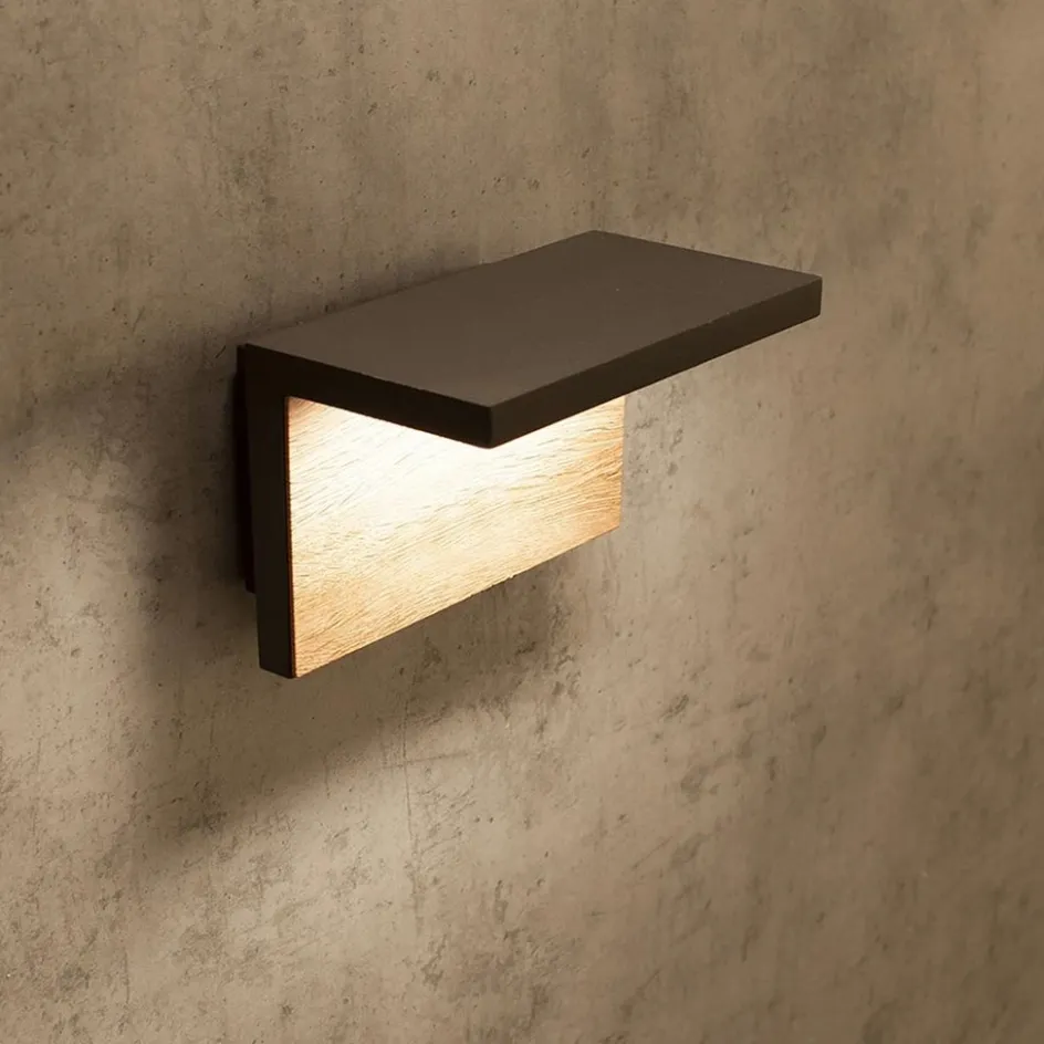 Buitenlamp Ruka antraciet/hout IP65>Straluma Online