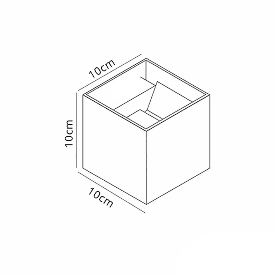 Buitenlamp wand bruin up+down IP54>Straluma Best