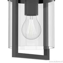 Buitenlantaarn-wandlamp antraciet IP54>Straluma Clearance