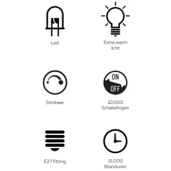 Calex Colors Elegance Boden Vert dimbaar><noscript><img width=