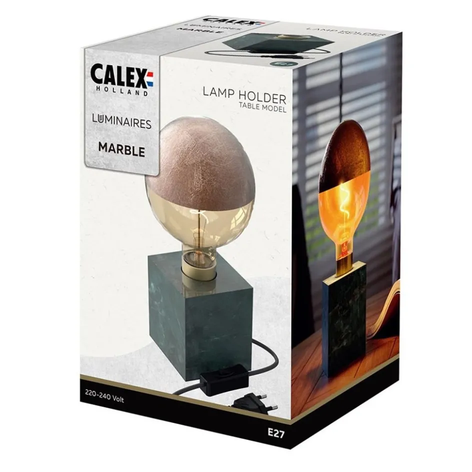 Calex tafelarmatuur groen/marmer>Straluma Discount