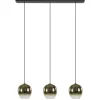 Chique hanglamp 3-lichts zwart met goud>Straluma Sale