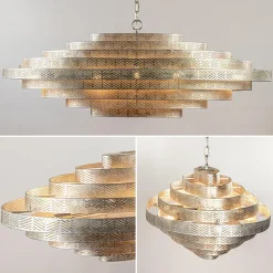 Design hanglamp ovaal oud zilver><noscript><img width=
