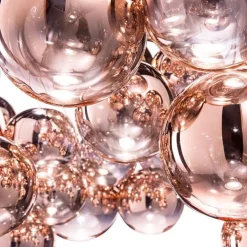 Design hanglamp Random rose goud glas inclusief LED><noscript><img width=