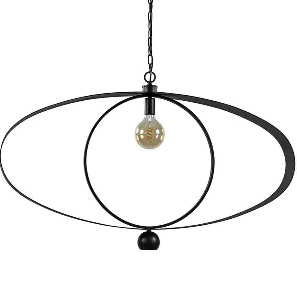 Design hanglamp textured black ovaal>Straluma New