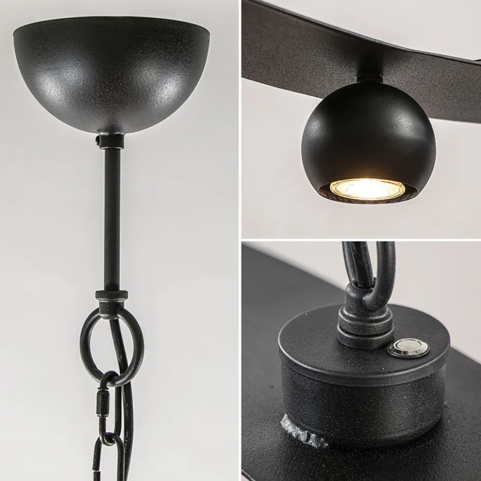 Design hanglamp textured black ovaal>Straluma New