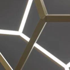 Design LED hanglamp goud 80x100 cm><noscript><img width=