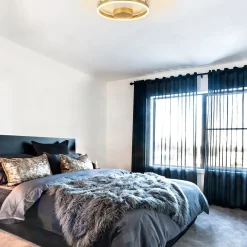 Design LED plafond/wandlamp ring goud><noscript><img width=