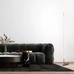 Design LED vloerlamp goud verstelbaar><noscript><img width=