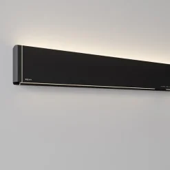 Design LED wandlamp zwart met Gesture Control 90 cm>Straluma Clearance