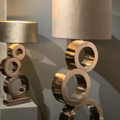 Design tafellamp Circles brons exclusief kap><noscript><img width=