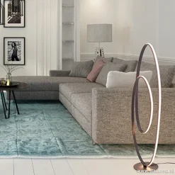 Design vloerlamp dimbaar LED zwart><noscript><img width=