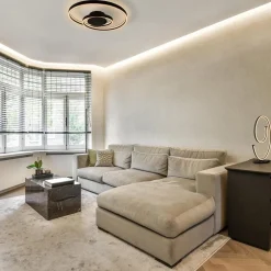 Dimbare LED tafellamp mat zwart ovaal><noscript><img width=