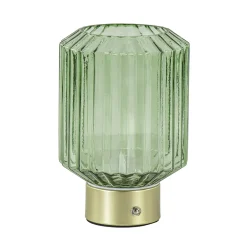 Dimbare tafellamp op batterij groen/goud>Straluma New