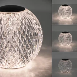 Draadloze LED tafellamp diamant oplaadbaar><noscript><img width=