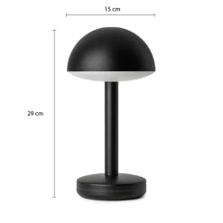 Draadloze LED tafellamp zwart oplaadbaar>Straluma Clearance