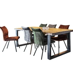 Eetkamerstoel velvet groen met zwart><noscript><img width=