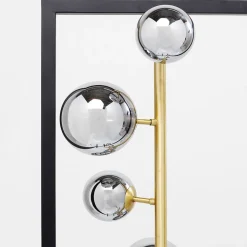 Elegante luxe vloerlamp met 6 glazen bollen>Straluma