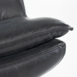 Fauteuil Sven leder - zwart><noscript><img width=