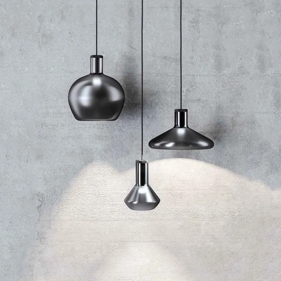 Flask C hanglamp 25cm metallic black>Straluma Best