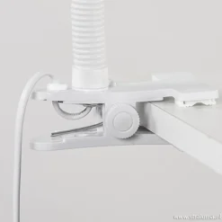Functionele klemlamp wit verstelbaar><noscript><img width=