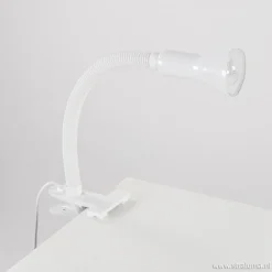 Functionele klemlamp wit verstelbaar><noscript><img width=